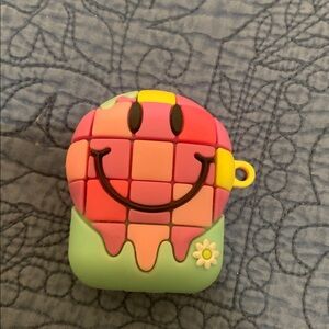 Colorful Smiley Face AirPods Case